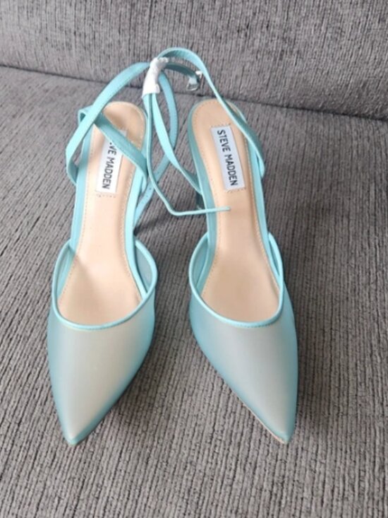 No Boundaries Shoes - women Blue heels